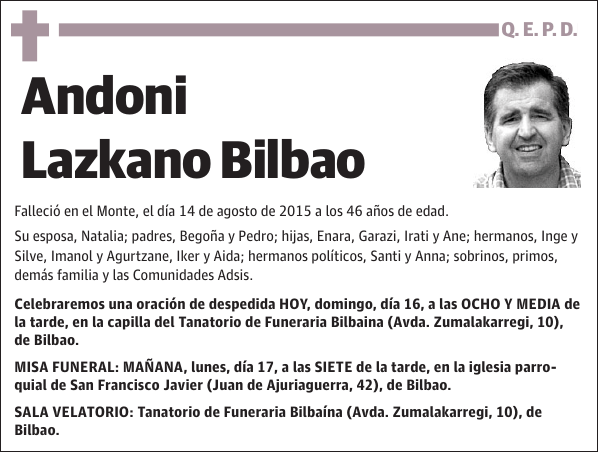 Andoni Lazkano Bilbao