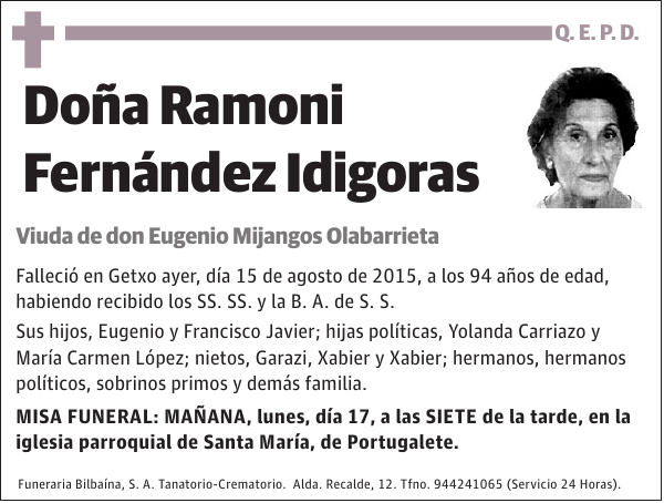 Ramoni Fernández Idigoras