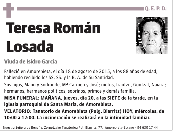 Teresa Román Losada