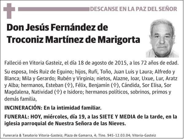 Jesús Fernández de Troconiz Martínez de Marigorta