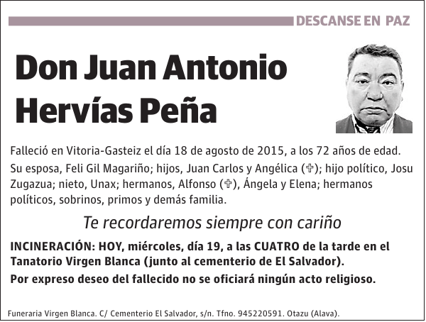 Juan Antonio Hervías Peña