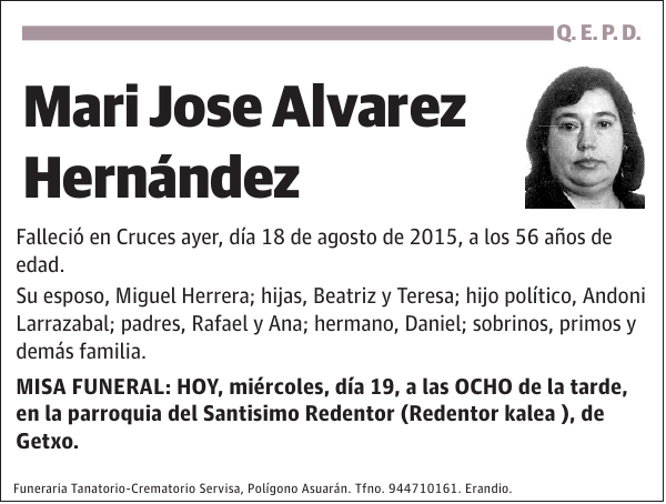 Mari Jose Alvarez Hernández