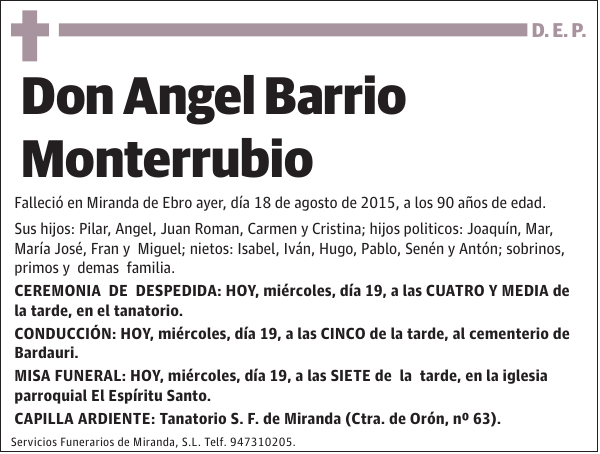 Angel Barrio Monterrubio