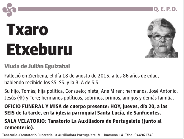 Txaro Etxeburu