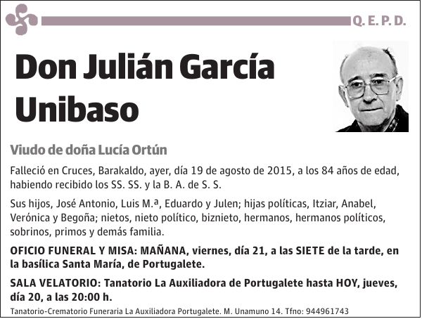 Julián García Unibaso