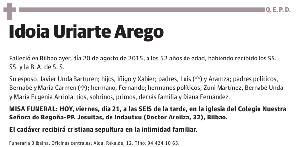 Idoia Uriarte Arego