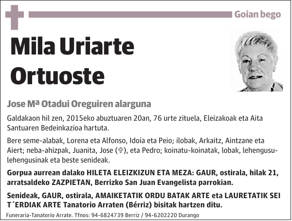 Mila Uriarte Ortuoste