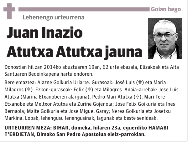 Juan Inazio Atutxa Atutxa