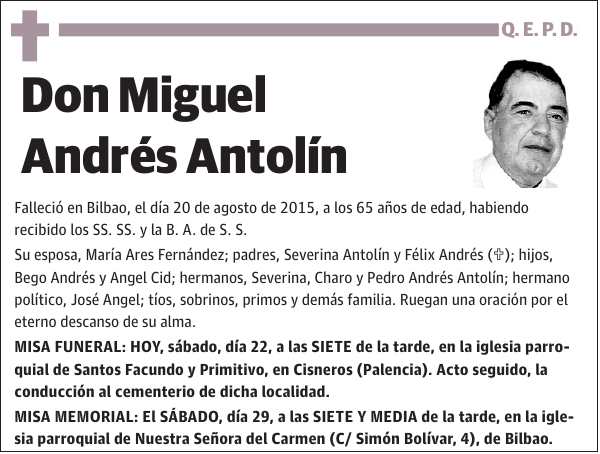 Miguel Andrés Antolín