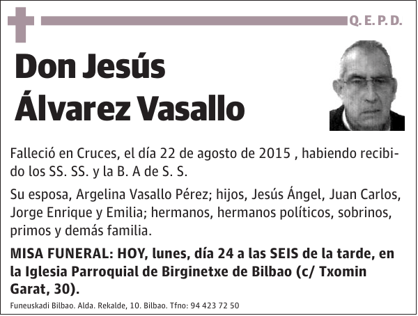 Jesús Álvarez Vasallo