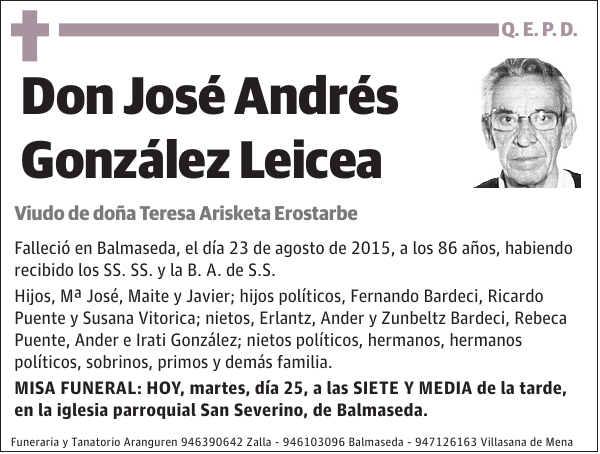 José Andrés González Leicea