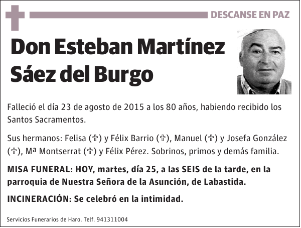 Esteban Martínez Sáez del Burgo