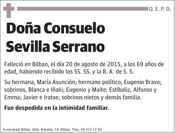 Consuelo Sevilla Serrano