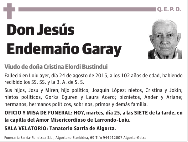 Jesús Endemaño Garay