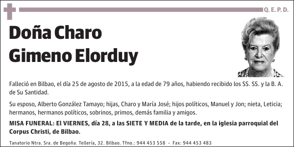 Charo Gimeno Elorduy