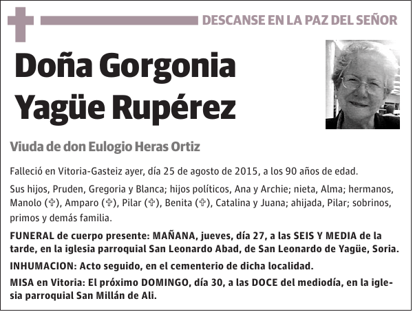 Gorgonia Yagüe Rupérez