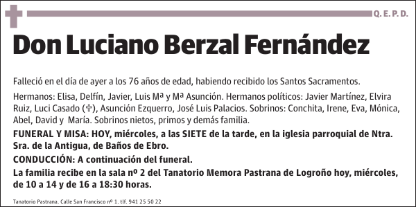 Luciano Berzal Fernández