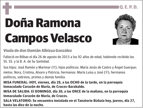 Ramona Campos Velasco