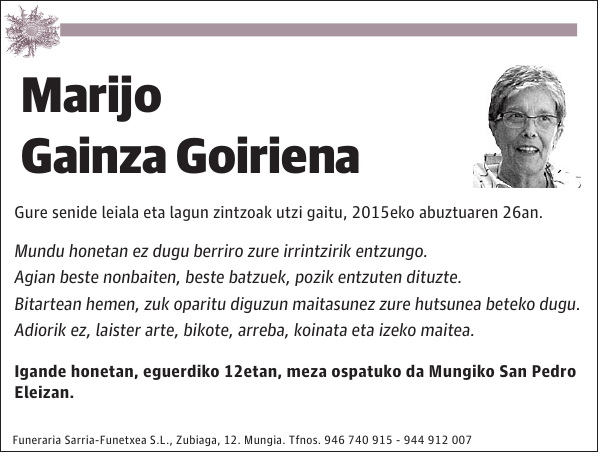 Marijo Gainza Goiriena