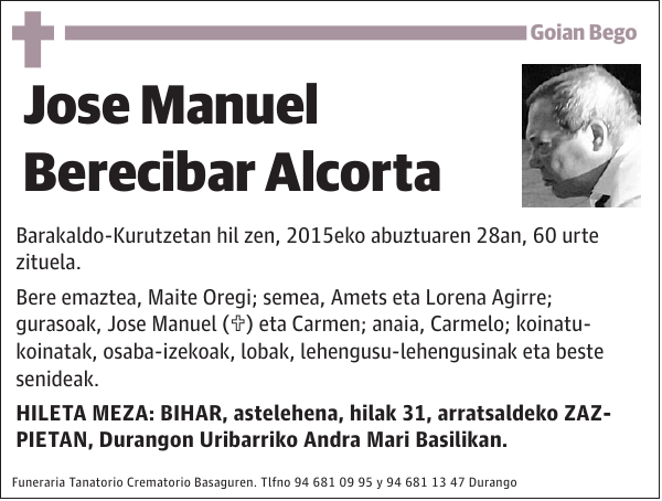 Jose Manuel Berecibar Alcorta