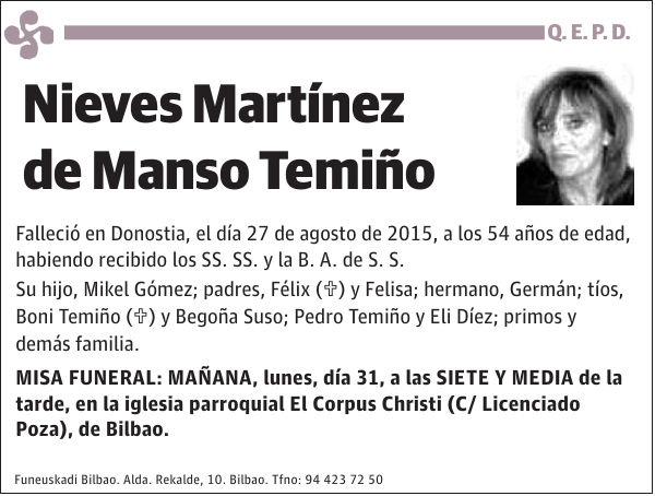 Nieves Martínez de Manso Temiño