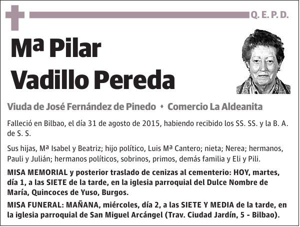 Mª Pilar Vadillo Pereda