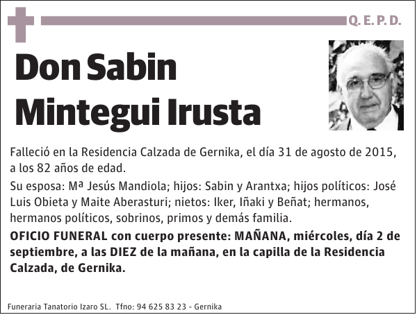 Sabin Mintegui Irusta