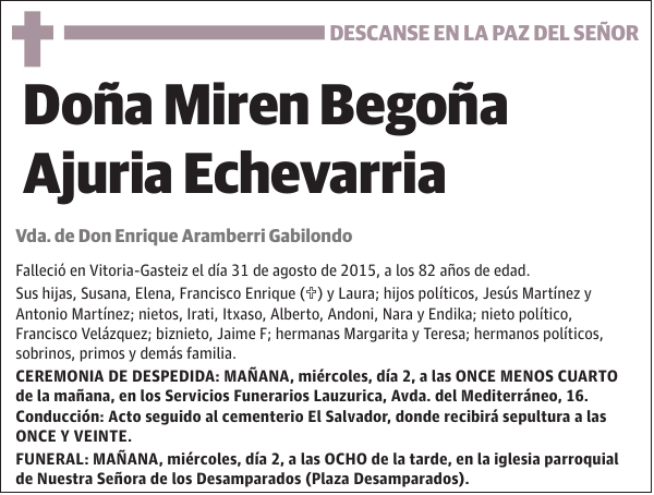 Miren Begoña Ajuria Echevarria