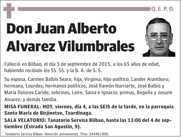 Juan Alberto Alvarez Vilumbrales