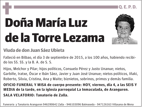 María Luz de la Torre Lezama