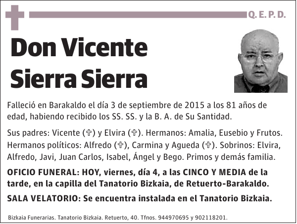 Vicente Sierra Sierra