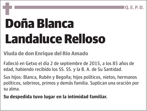 Blanca Landaluce Relloso