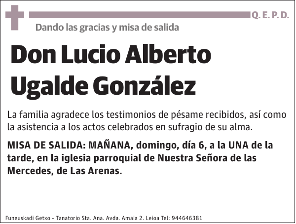 Lucio Alberto Ugalde González