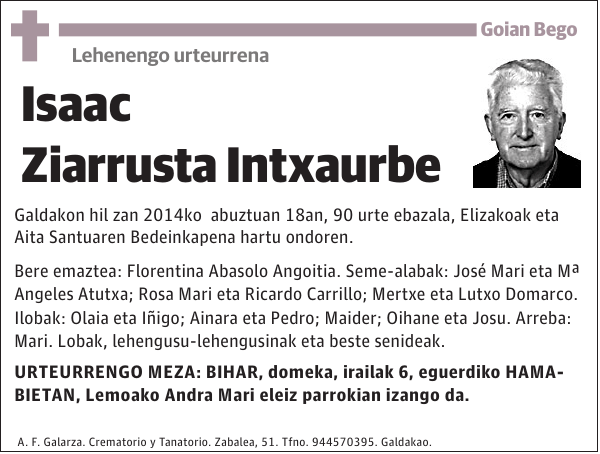 Isaac Ziarrusta Intxaurbe