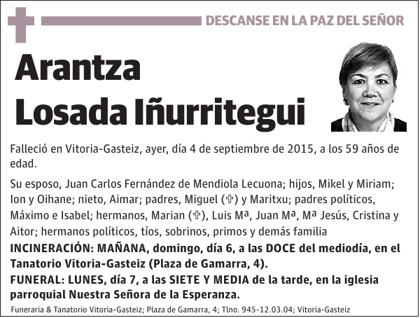 Arantza Losada Iñurritegui