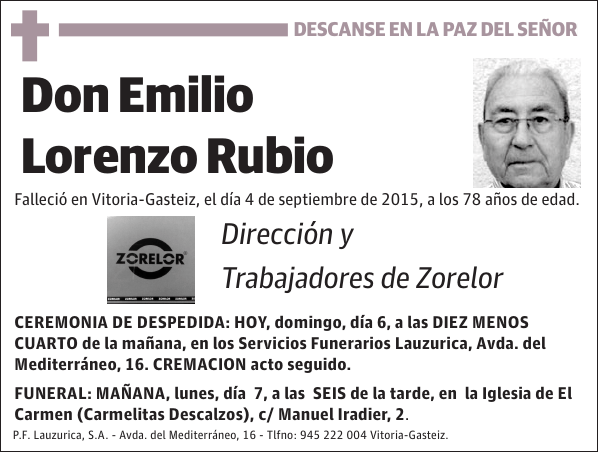 Emilio Lorenzo Rubio