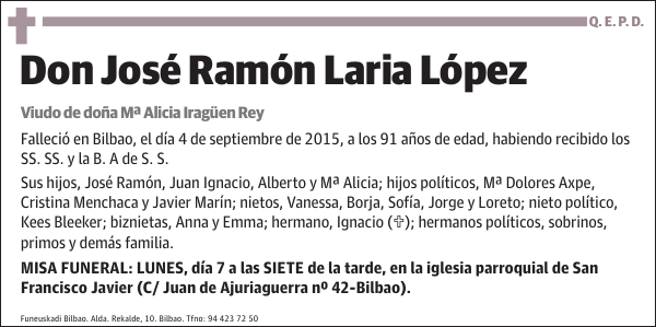 José Ramón Laria López