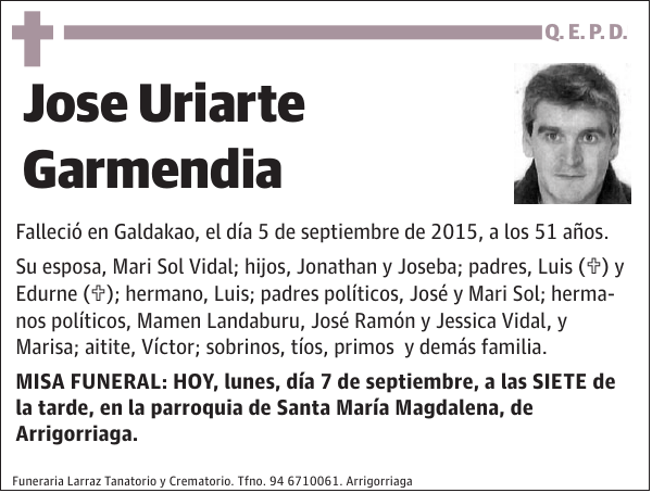 Jose Uriarte Garmendia