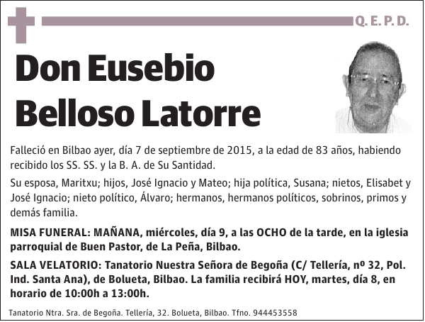 Eusebio Belloso Latorre