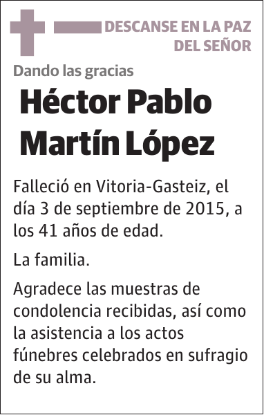 Héctor Pablo Martín López