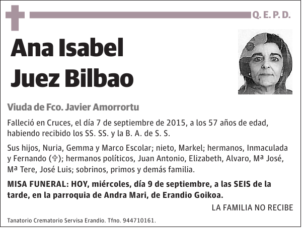 Ana Isabel Juez Bilbao