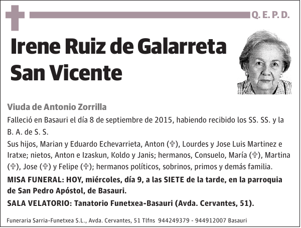 Irene Ruiz de Galarreta San Vicente