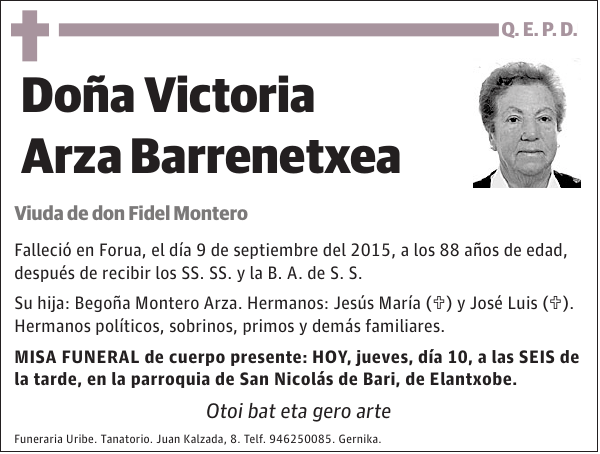 Victoria Arza Barrenetxea