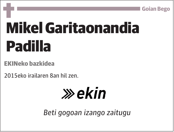 Mikel Garitaonandia Padilla