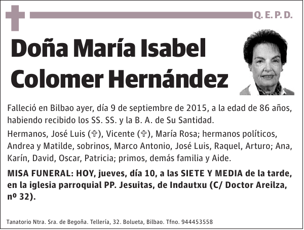 María Isabel Colomer Hernández