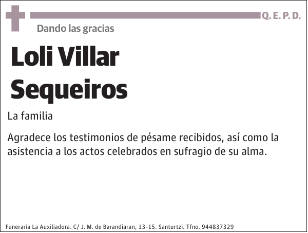 Loli Villar Sequeiros