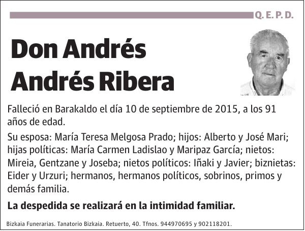 Andrés Andrés Ribera