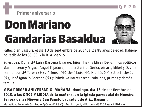 Mariano Gandarias Basaldua