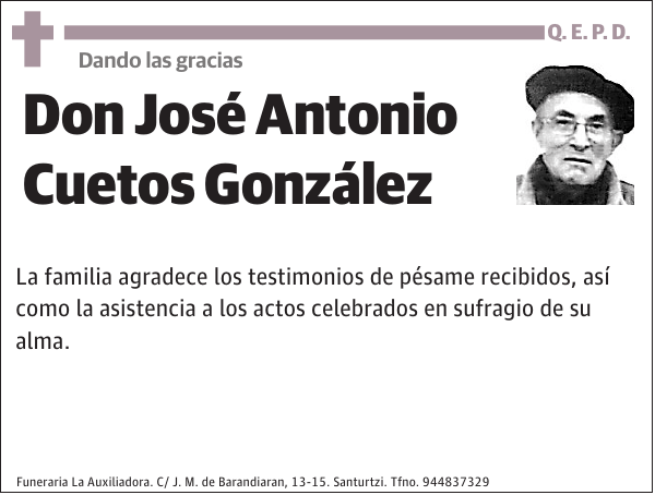 José Antonio Cuetos González