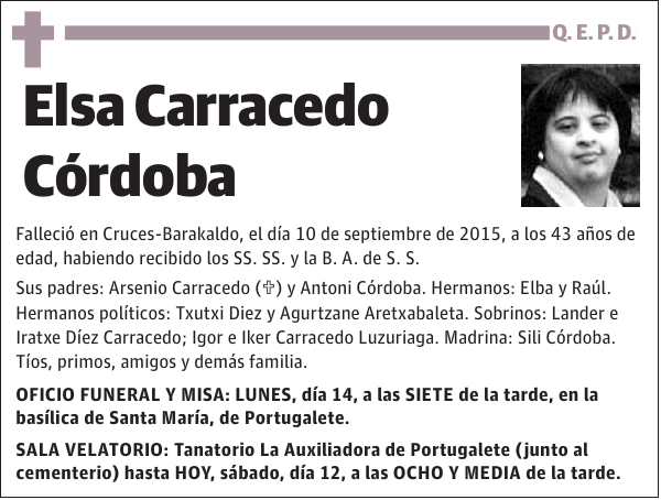 Elsa Carracedo Córdoba